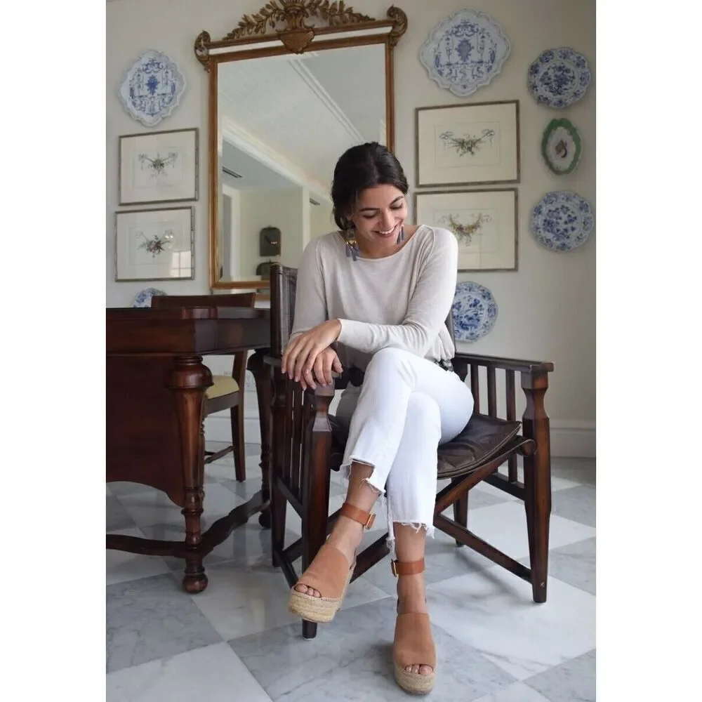 MOTHER Sz 24 The Insider Crop Step Fray Fairest White Straight Leg Jeans - Picture 3 of 11